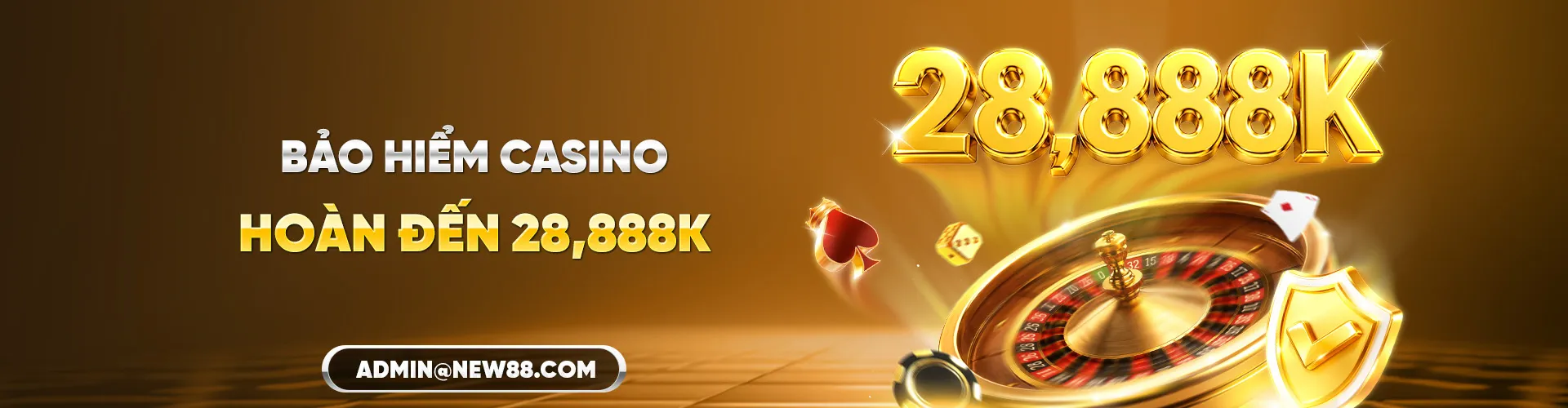 Bảo hiểm casino hoàn đến 28,888K